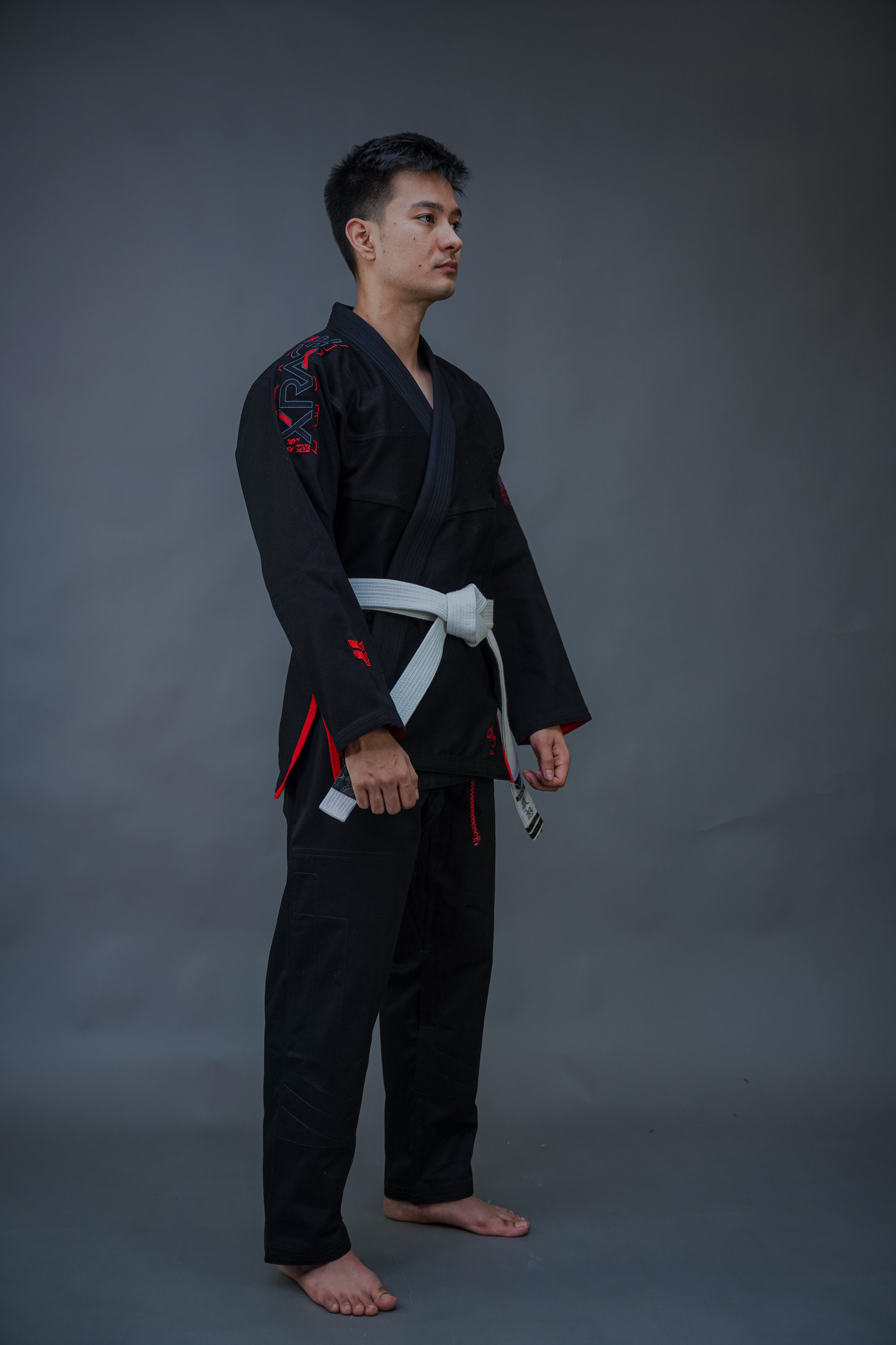 XRage Sports – Premium Men’s Jiu-Jitsu Gi (Black Red Edition)